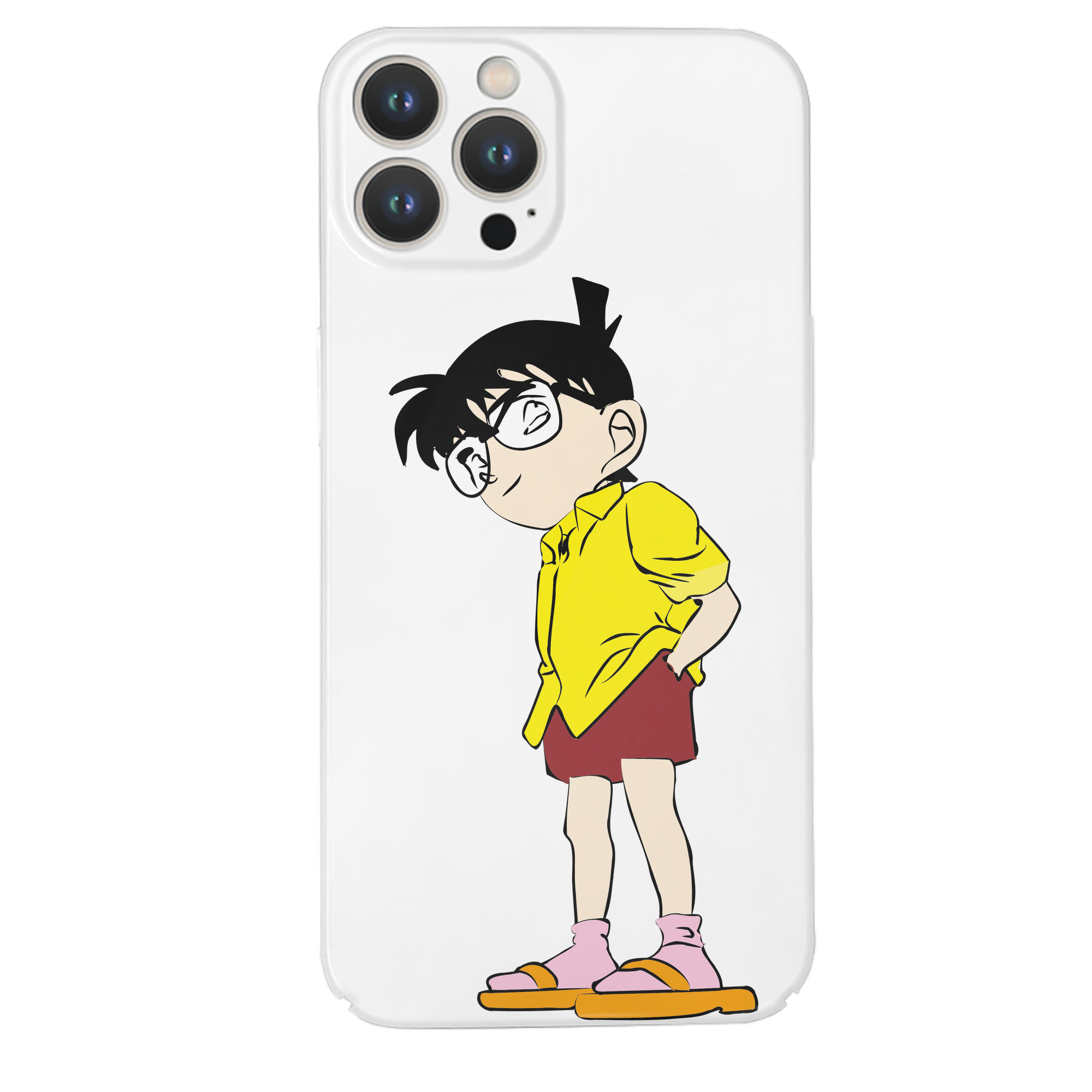 （画像用） 名探偵コナン 江戸川 コナン Detective Conan Conan Edogawa 【iPhone 14シリーズ対応】ハードケース